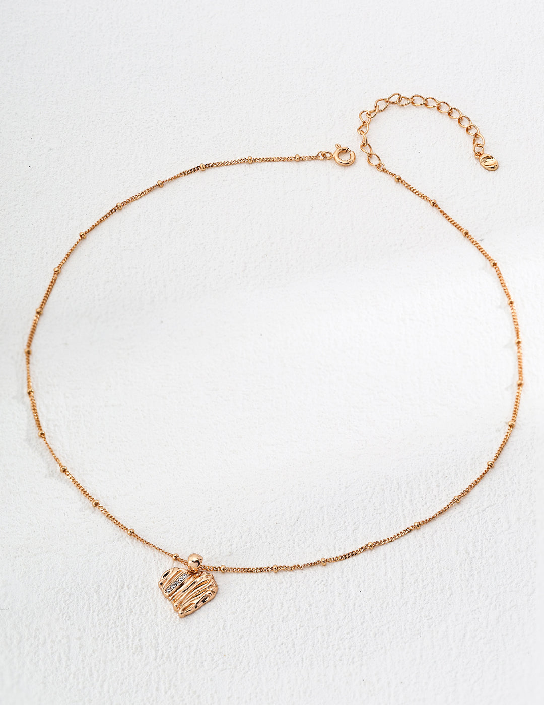 Lustrous Heart Necklace