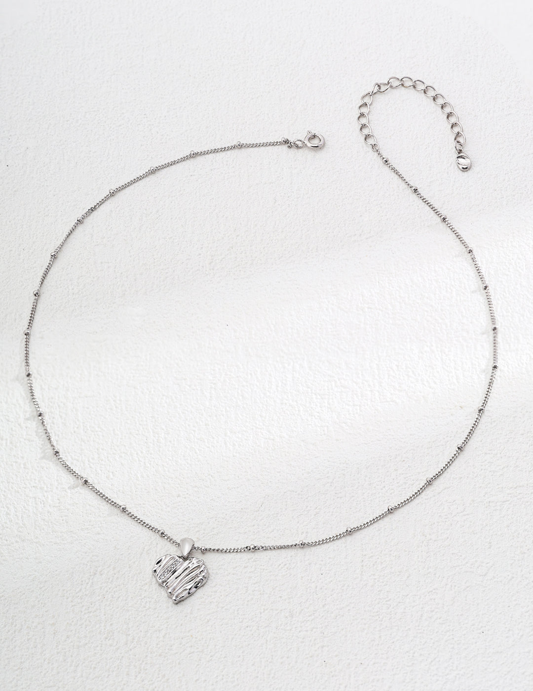 Lustrous Heart Necklace