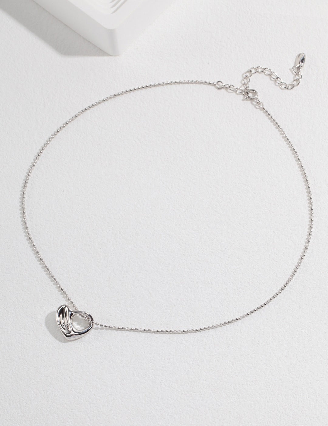 Modern Love Sculpted Heart Necklace