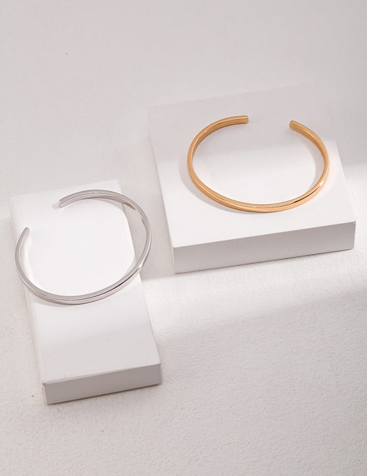 Minimalistic Open Cuff Bracelet