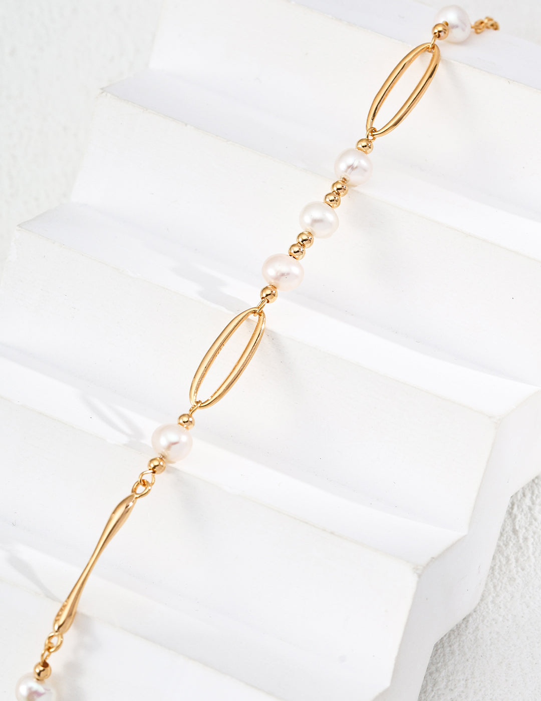 Golden Pearl Harmony Necklace