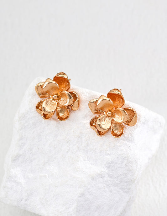 Golden Blossom Earrings