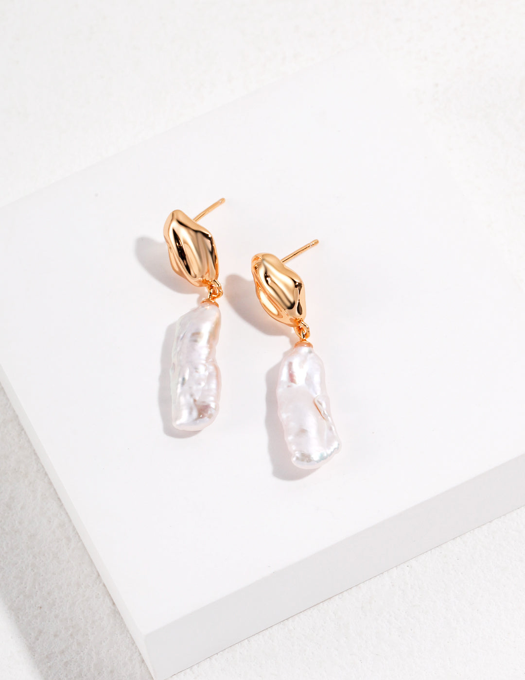 Baroque Style Pearl Earrings